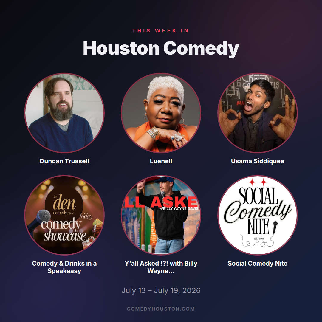 Houston Comedy Shows This Week