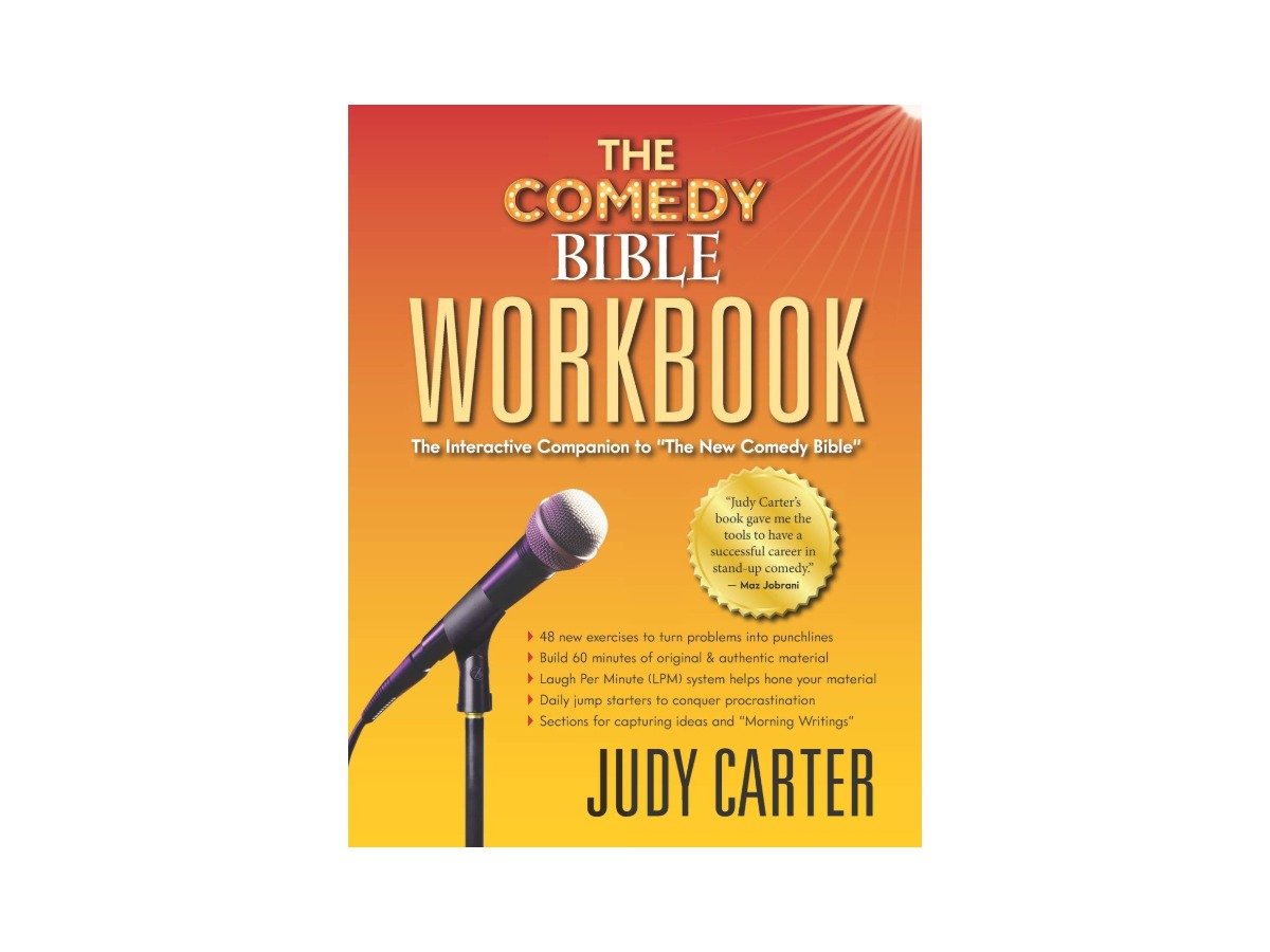 The Comedy Bible Workbook by Judy Carter, paperback cover