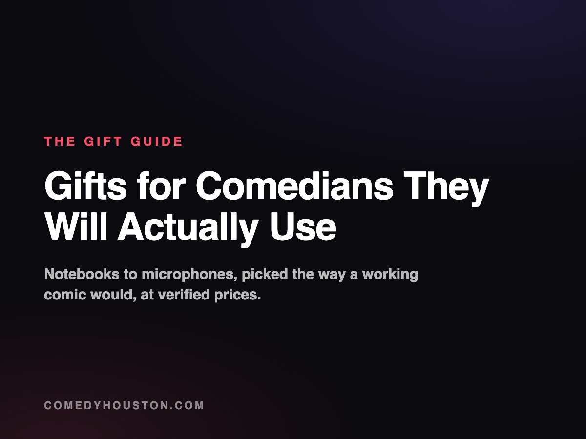 Gifts for comedians they will actually use, a gift guide at verified prices