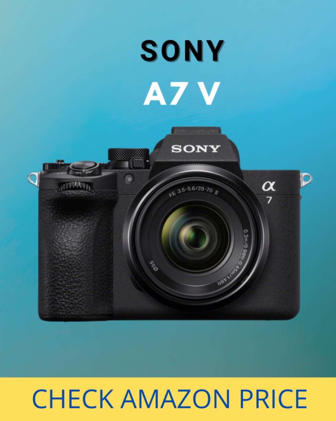 Sony a7 V full-frame mirrorless camera for filming stand-up comedy