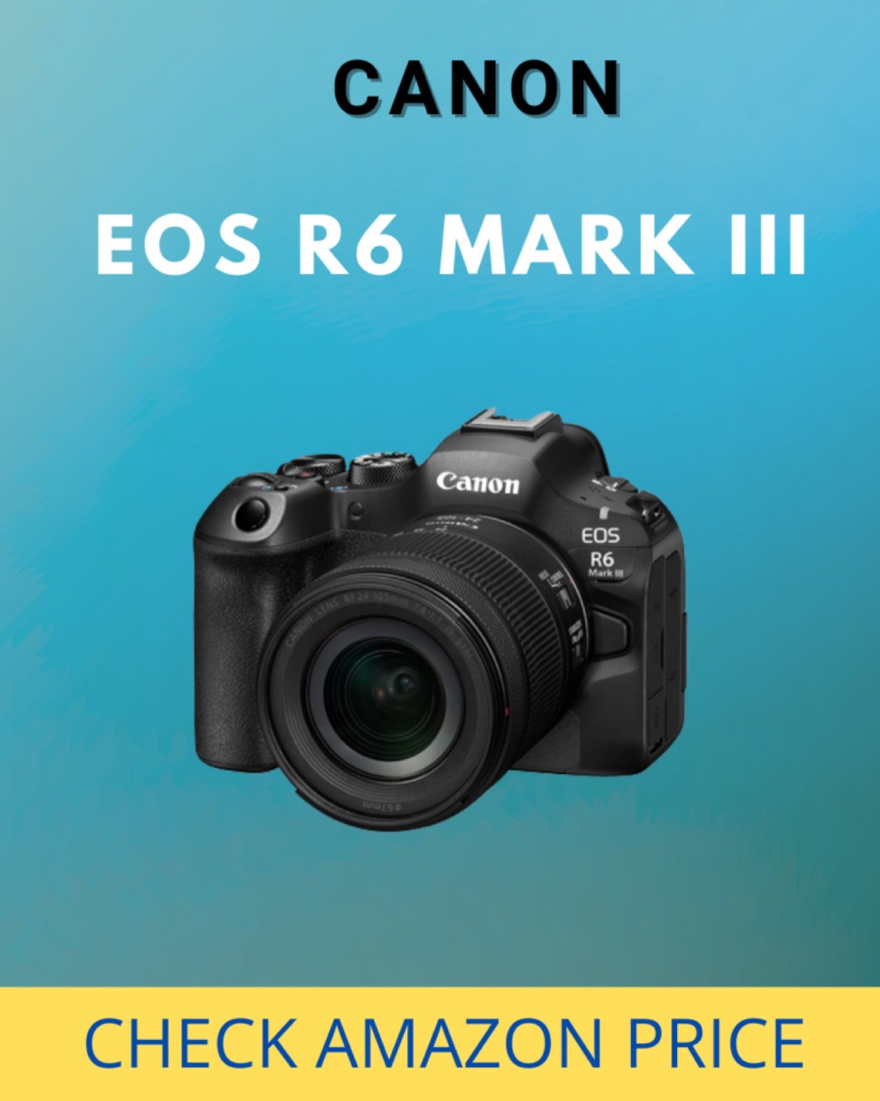 Canon EOS R6 Mark III mirrorless camera for filming stand-up comedy