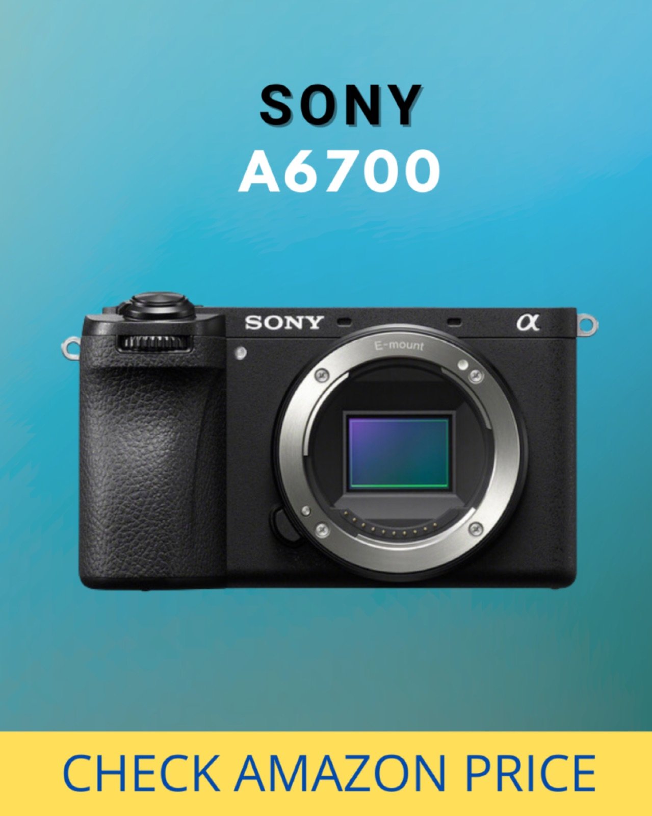 Sony a6700 mirrorless camera for filming stand-up comedy