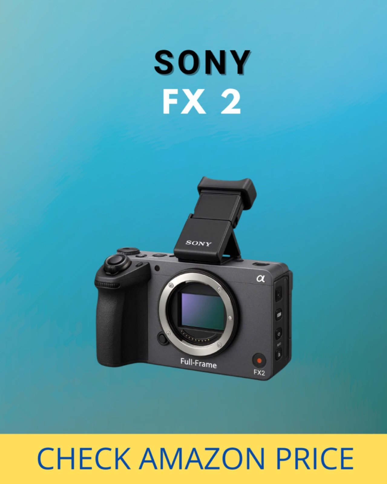 Sony FX2 cinema camera for filming stand-up comedy