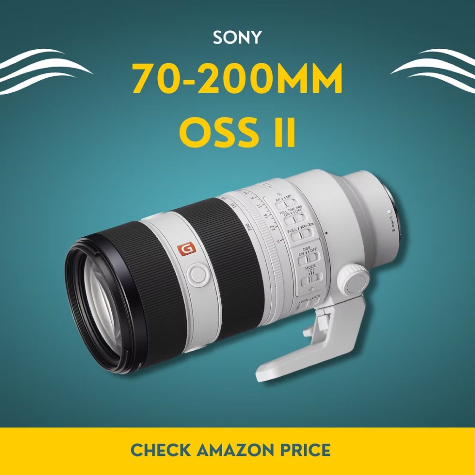 Sony FE 70-200mm f/2.8 GM OSS II lens
