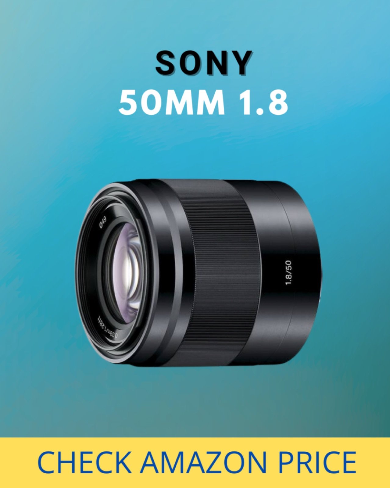 Sony FE 50mm f/1.8 lens